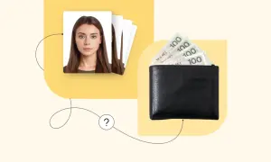 Zdjęcie do dowodu i portfel z pieniędzmi. Zastanawiasz się, gdzie zrobic zdjecia do dowodu?