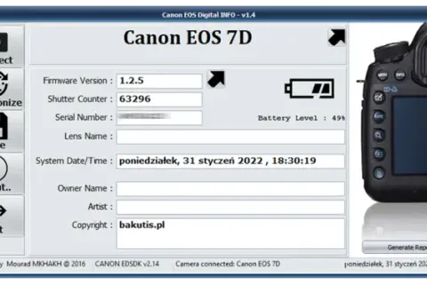 Ukryty sekret Canon: Jak sprawdzić prawdziwy stan aparatu bez wysiłku